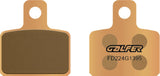 Rear Sintered Trial Brake Pads - Galfer Compatible With Jotagas Jtg 300 (2014)
