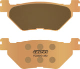 Rear Sintered Scooter Brake Pads - Galfer Compatible With Yamaha Xp 530 T-Max Abs (2015-2019)