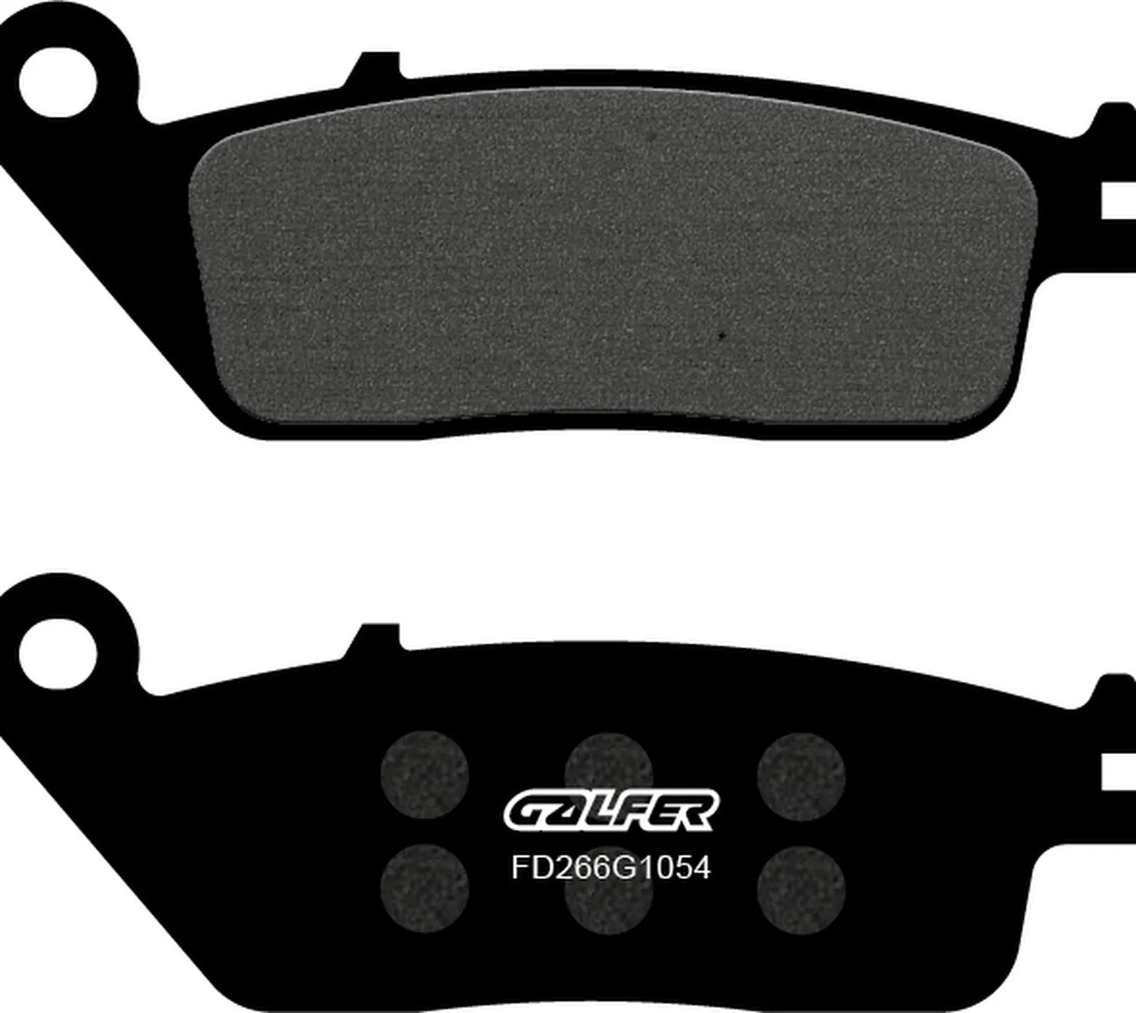 Front Semi-Metal Brake Pads - Galfer Compatible With Mash Scrambler 400 (2017)