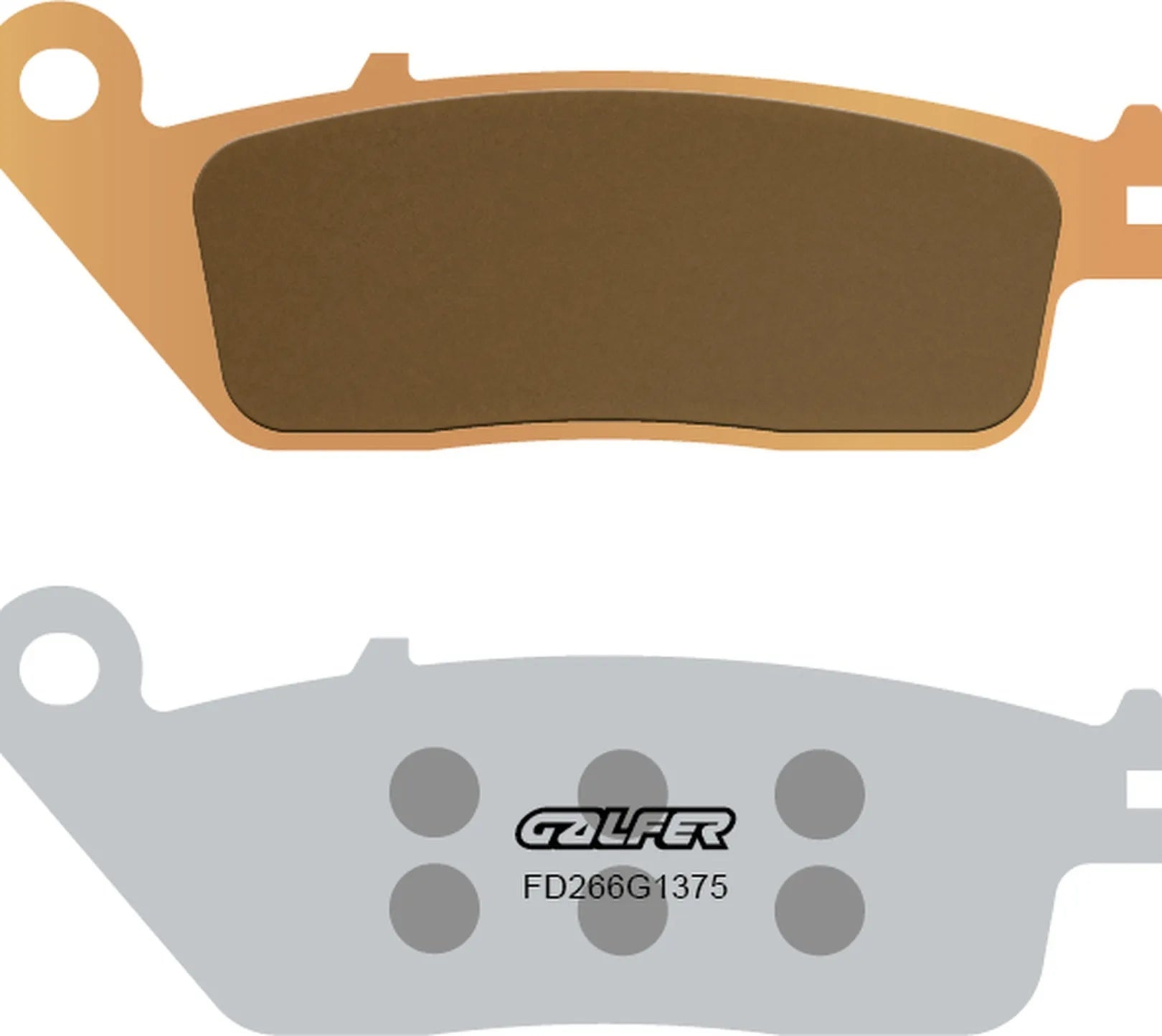 Front Sintered Sport Brake Pads - Galfer Compatible With Macbor Montana Xr5 500 (2021)