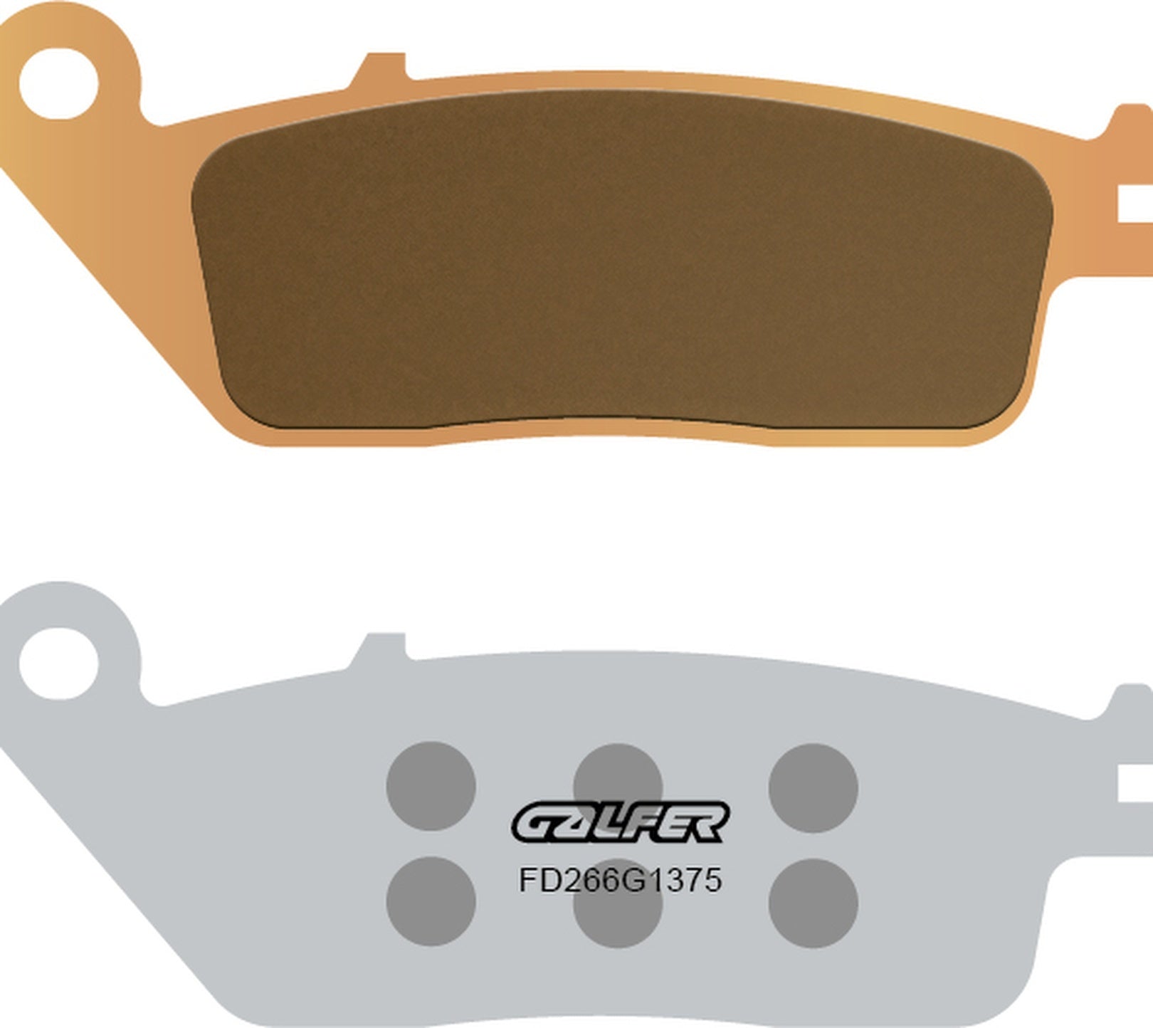Front Sintered Sport Brake Pads - Galfer Compatible With Generic Tw 125 Sm (2017)