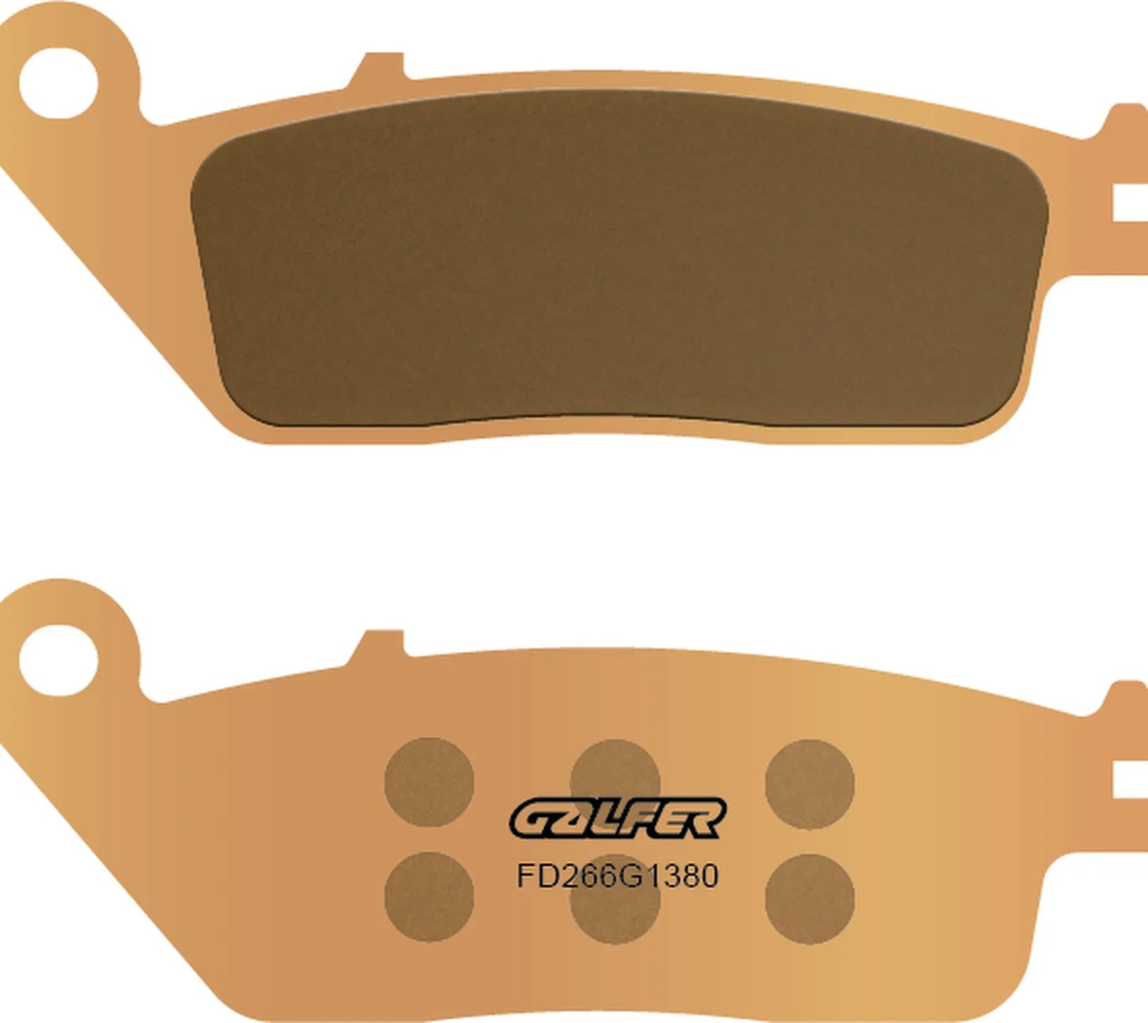 Front Sintered Scooter Brake Pads - Galfer Compatible With Macbor Montana Xr5 500 (2021)