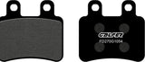 Front Semi-Metal Brake Pads - Galfer Compatible With Italjet Millennium 150 (2002)