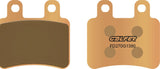 Rear Sintered Scooter Brake Pads - Galfer Compatible With Yamaha Xt 125 X (2005)
