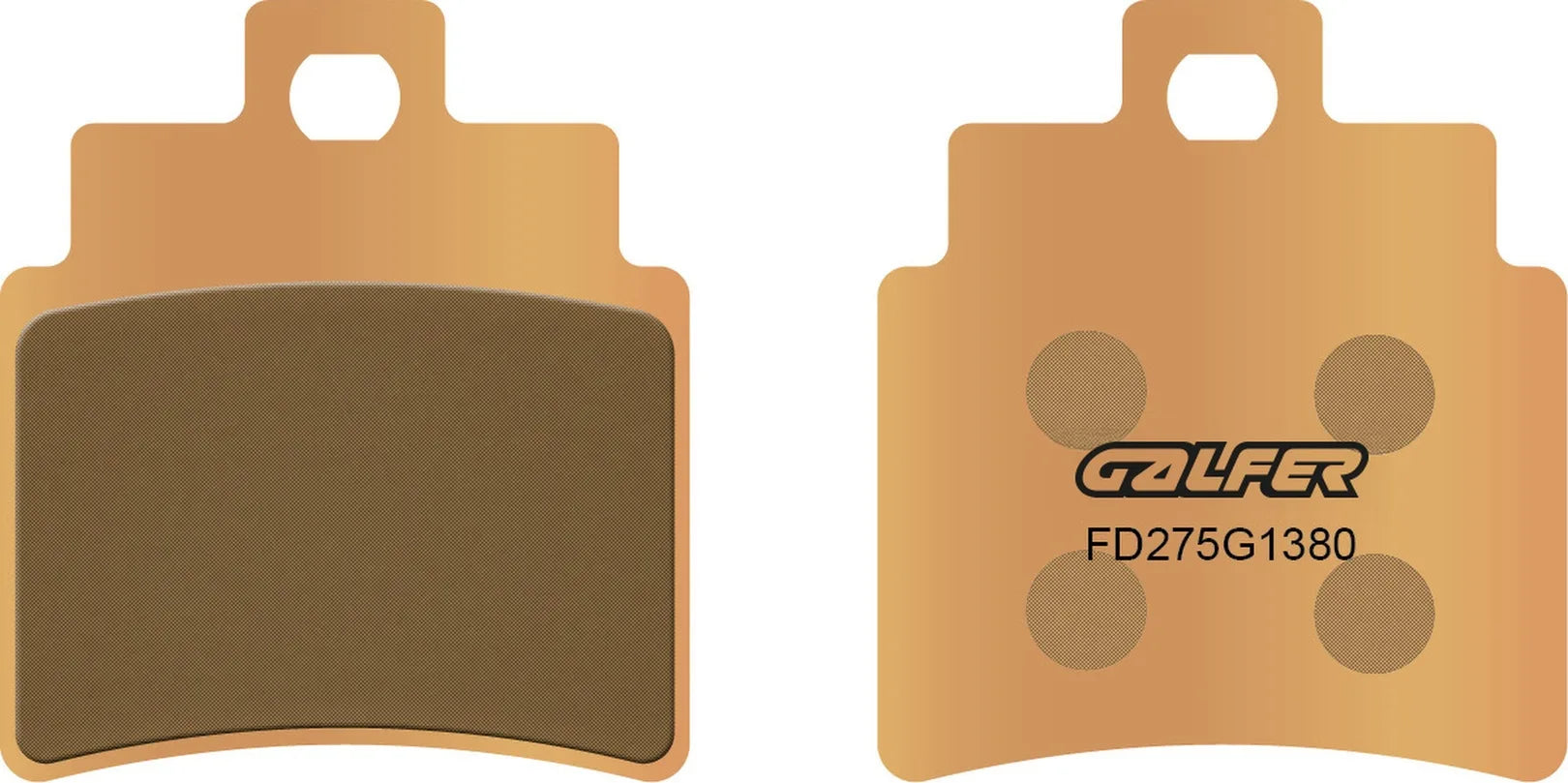 Pastiglie Freno Anteriore Sinterizzate Scooter - Galfer Compatibile Con Daelim S3 125 Fi (2010-2011)