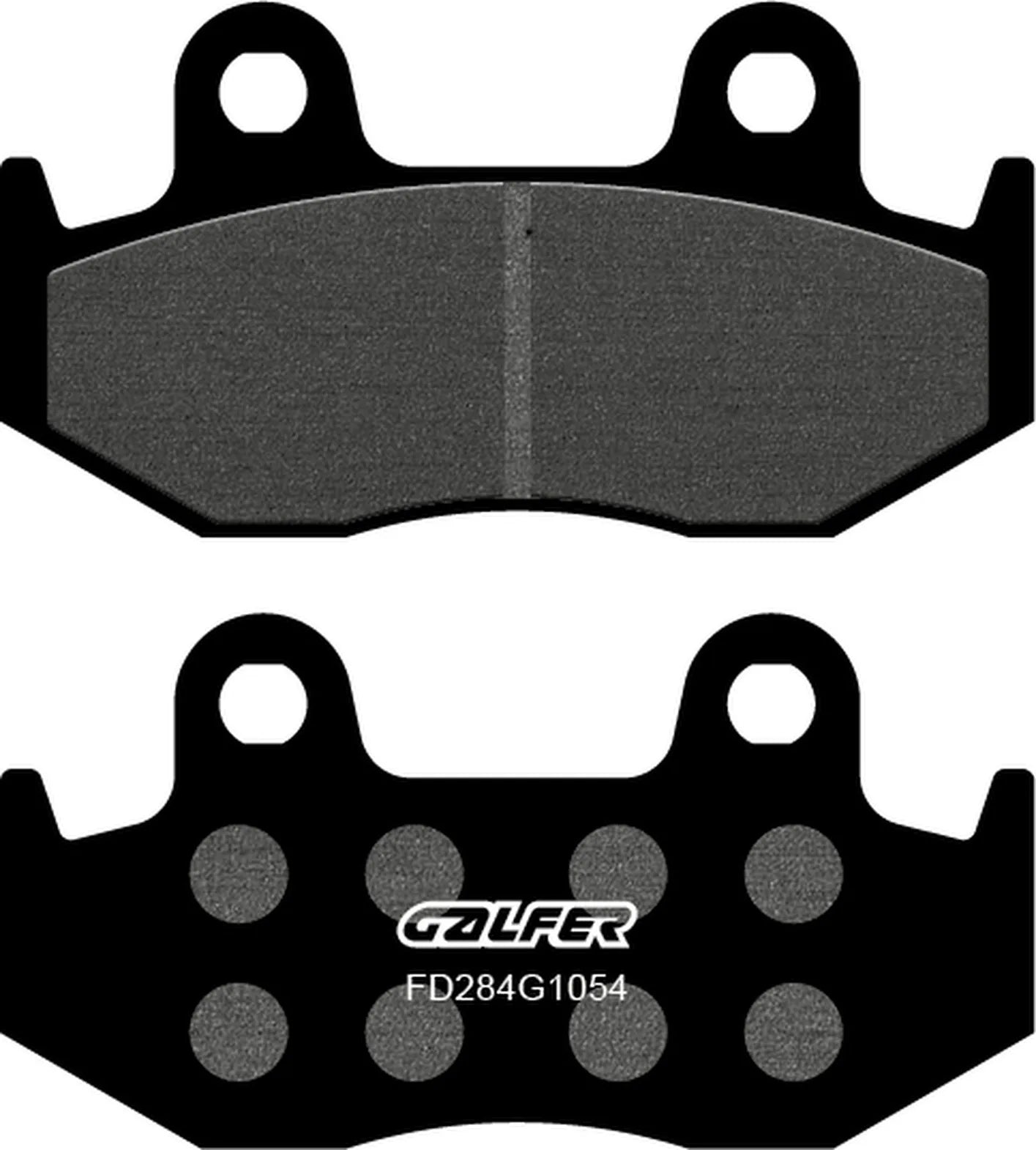 Rear Semi-Metal Brake Pads - Galfer Compatible With Italjet Jack 125 (2007)