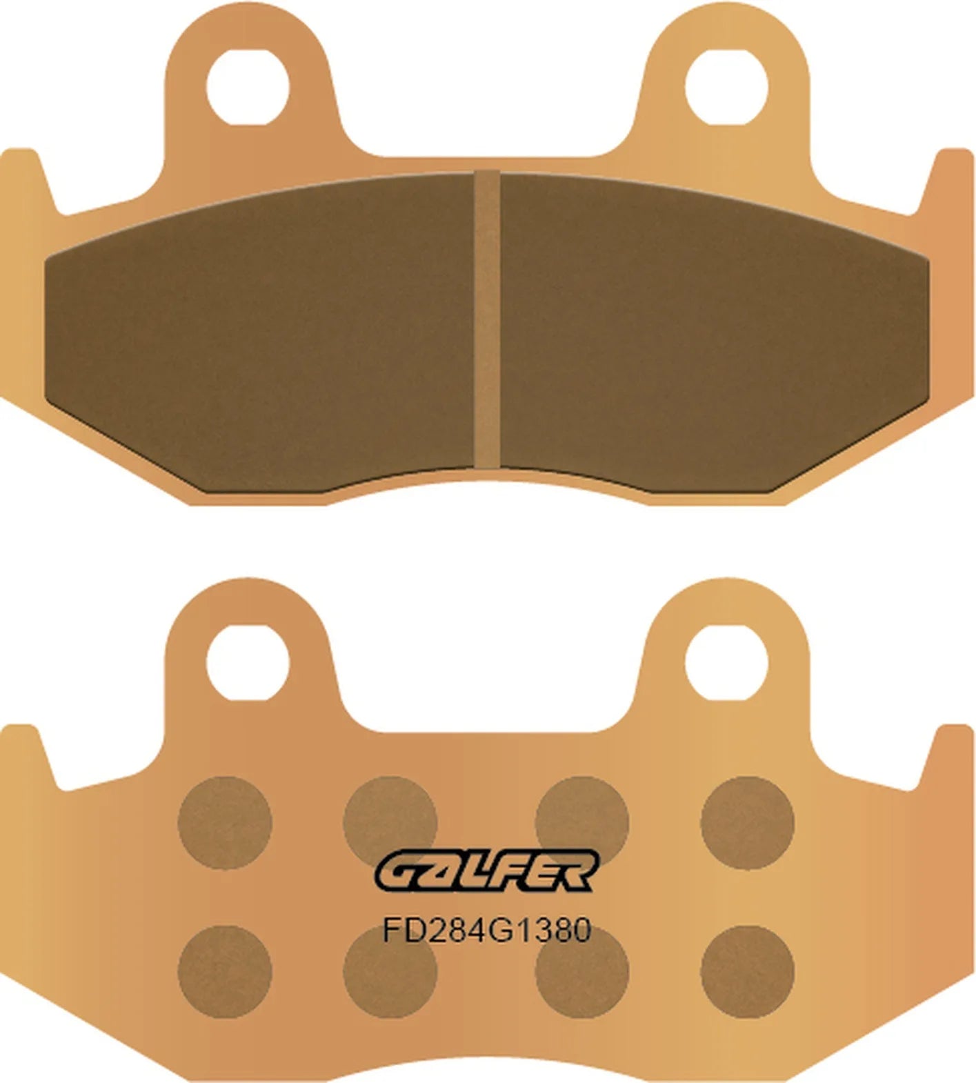Rear Sintered Scooter Brake Pads - Galfer Compatible With Italjet Jack 150 (2007)