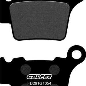 Rear Semi-Metal Brake Pads - Galfer Compatible With Husaberg 570 Fs (2010)