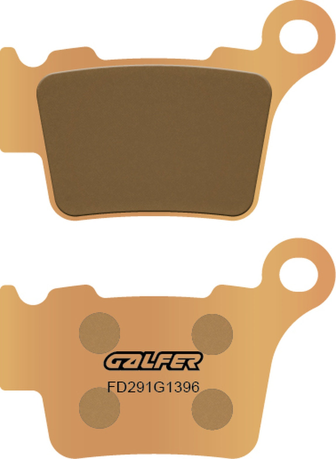 Rear Sintered Off-Road Brake Pads - Galfer Compatible With Ajp Pr 7 Adventure 600 (2024)