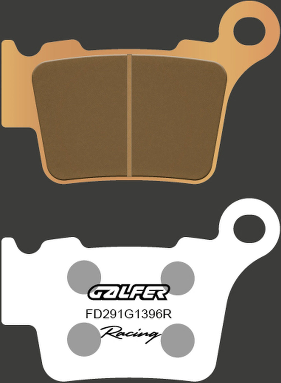 Rear Sintered Racing Off-Road Brake Pads - Galfer Compatible With Ajp Pr 7 Adventure 650 (2020)