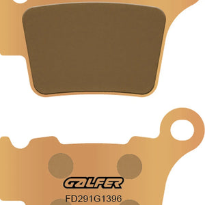 Rear Sintered Off-Road Brake Pads - Galfer Compatible With Husqvarna 300 I Te (2017)