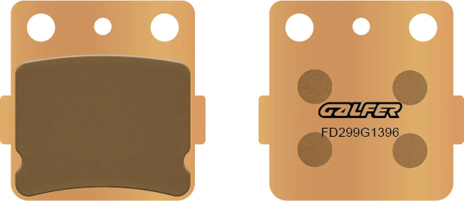 Rear Sintered Off-Road Brake Pads - Galfer Compatible With Suzuki Rm 250