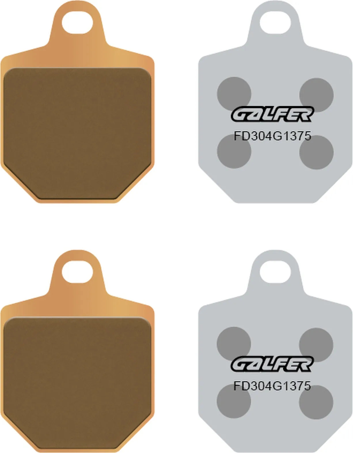 Pastiglie Freno Anteriore Sinterizzate Sport - Galfer Compatibile Con Hm Crm F 450 R (2009)