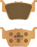Rear Sintered Quads Brake Pads - Galfer Compatible With Honda Trx 450 R (2004-2009)