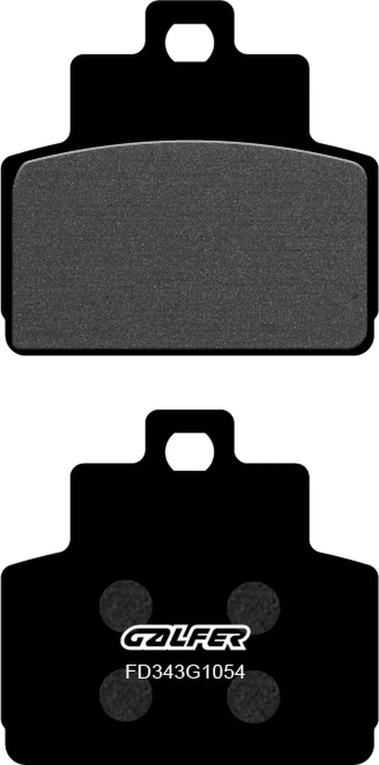 Rear Semi-Metal Brake Pads - Galfer Compatible With Piaggio Vespa Gts 300 Ie Super (2009-2021)