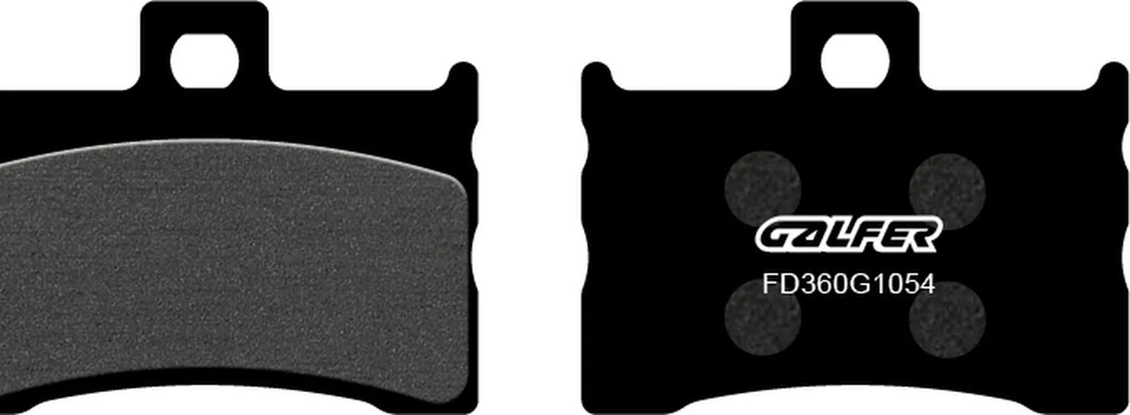 Front Semi-Metal Brake Pads - Galfer Compatible With Metrakit Xl 08 80 (2008)