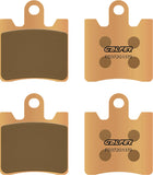 Front Sintered Street Brake Pads - Galfer Compatible With Yamaha Xvs 1900 Midnight Star (2013)