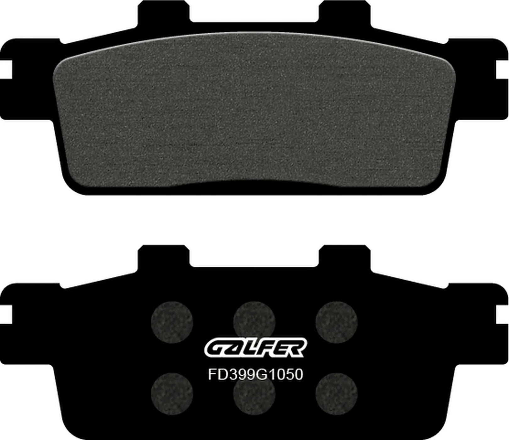 Rear Scooter Brake Pads - Galfer Compatible With Tgb X-Motion 250I (2008)