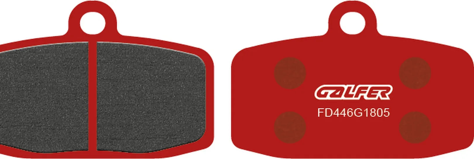 Front Semi-Metal Trial Top Brake Pads - Galfer Compatible With Sherco St 1.25 125 (2013-2014)