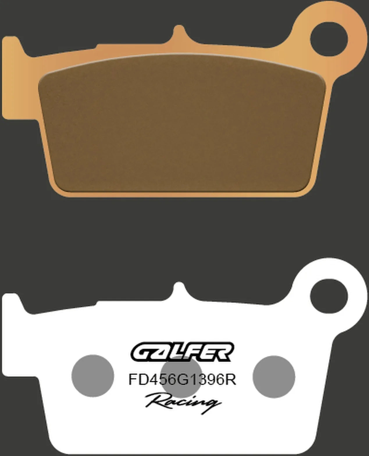 Rear Sintered Racing Off-Road Brake Pads - Galfer Compatible With Yamaha Yz 450 F (2003-2007)