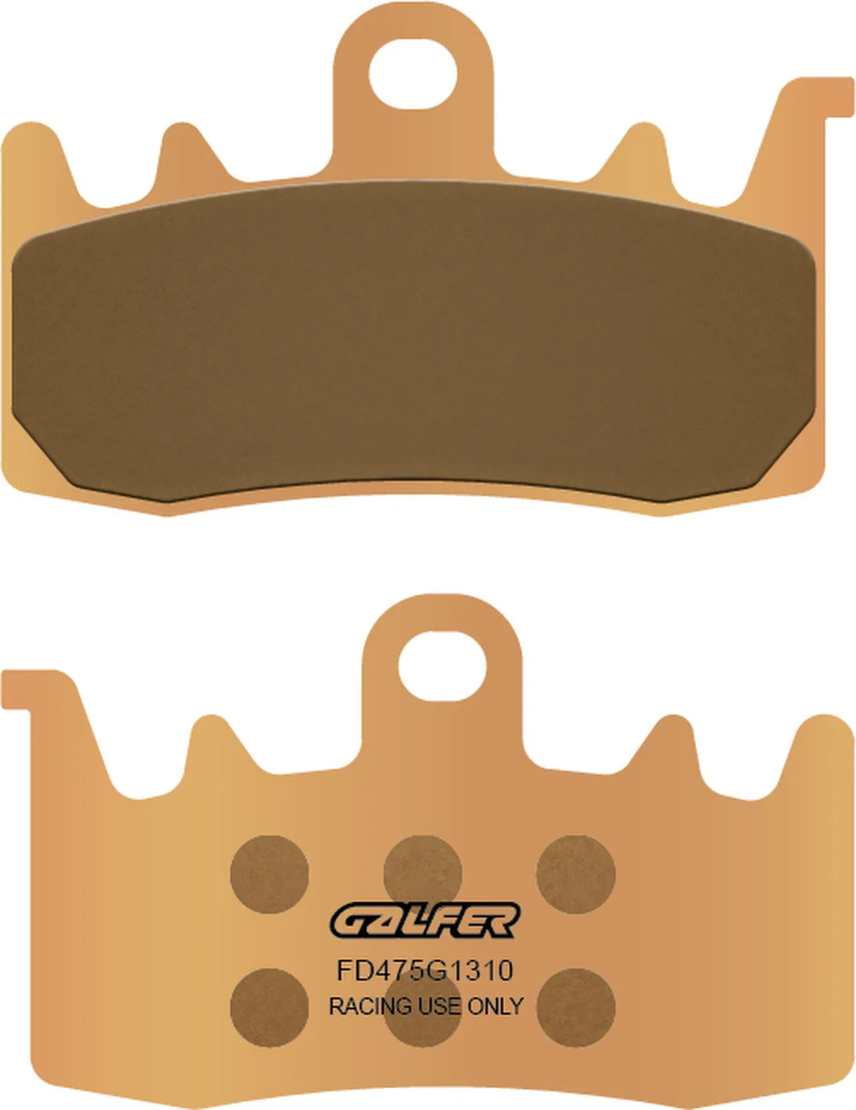 Front Sintered Racing Brake Pads - Galfer Compatible With Norton Commando 961 Sport (2018)