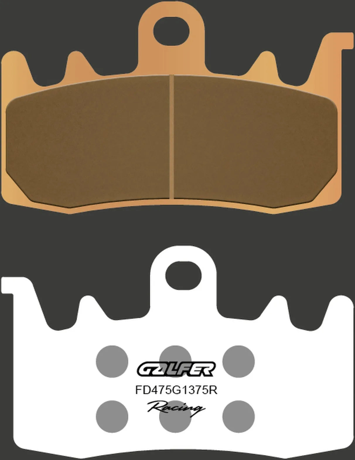 Front Sintered Sport Racing Brake Pads - Galfer Compatible With Norton Dominator 961 (2018)