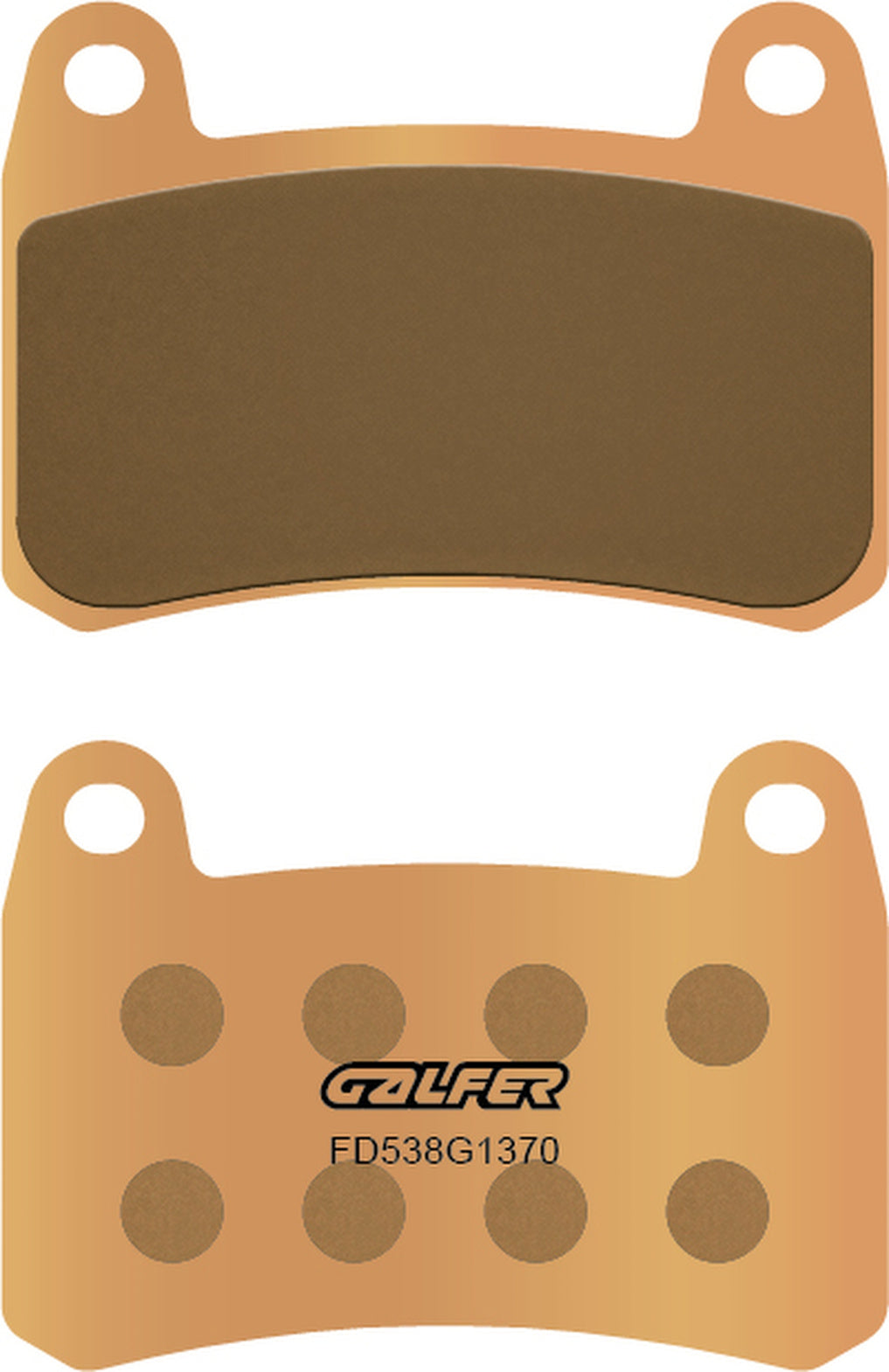 Front Sintered Street Brake Pads - Galfer Compatible With Generic Code X 125 (2012)