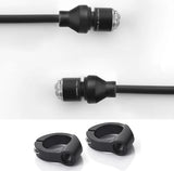 Coppia Frecce Led Anteriore + Attacchi Specchietti Light Unit - Rizoma Compatibile Con Yamaha Fz-9 (2006-2008)