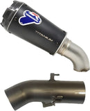 Exhaust Tip Without Sound Certification Gp2R Titanium Black Carbon Cap - Termignoni Compatible With Honda Cb 1000 - R (2018-2021)