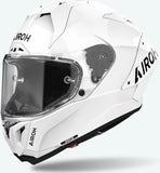 Casco Integrale Per Moto Airoh Gp800 - Gp8F14 Hpc Carbon Bianco Gloss Color Taglia M