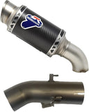 Exhaust Tip Without Sound Certification Gp Carbon - Termignoni Compatible With Kawasaki Zx 10R - Rr (2020-2023)