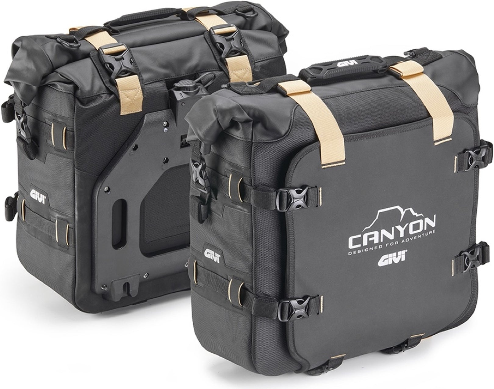 Borse Laterali Monokey Canyon Nero 50 Lt Canyon Nylon - Givi Compatibile Con Moto Guzzi V85 Tt (2024)