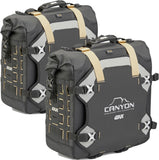 Monokey Cam-Side Canyon Black Side Bags - 60 Lt Canyon Nylon - Givi Compatible With Triumph Tiger 900 (2020-2023)
