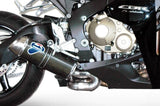 Terminale Di Scarico Con Omologazione Suono Oval Carbonio - Termignoni Compatibile Con Honda Cbr 1000 Rr (2008-2011)