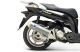 Terminale Di Scarico Con Omologazione Suono Round Poppy - Termignoni Compatibile Con Honda Sh 300 (2007-2019)