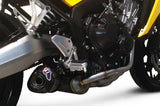 Terminale Di Scarico Catalizzato E Senza Omologazione Suono Relevance Carbonio Coppa Carbonio - Termignoni Compatibile Con Honda Cb 650 F (2014-2018)