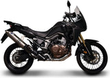 Terminale Di Scarico Con Omologazione Suono Relevance Titanio - Termignoni Compatibile Con Honda Crf 1000 L Africa Twin (2018-2019)