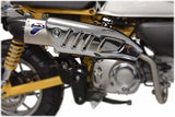 Terminale Di Scarico Senza Omologazione Suono Acciaio Inox Coppa Carbonio - Termignoni Compatibile Con Honda Monkey 125 (2018-2022)