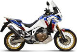 Terminale Di Scarico Con Omologazione Suono Titanio Nero - Termignoni Compatibile Con Honda Crf 1100 L Africa Twin (2020-2021)