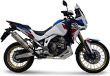 Terminale Di Scarico Senza Omologazione Suono Titanio - Termignoni Compatibile Con Honda Crf 1100 L Africa Twin (2020-2023)