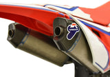 Impianto Di Scarico Completo Senza Omologazione Suono Titanio Coppa Carbonio - Termignoni Compatibile Con Honda Crf 250 (2018-2021)