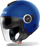 Casco Urban Per Moto Airoh Helyos - He619 Thermoplastic Hrt Blu Matto Color Taglia M