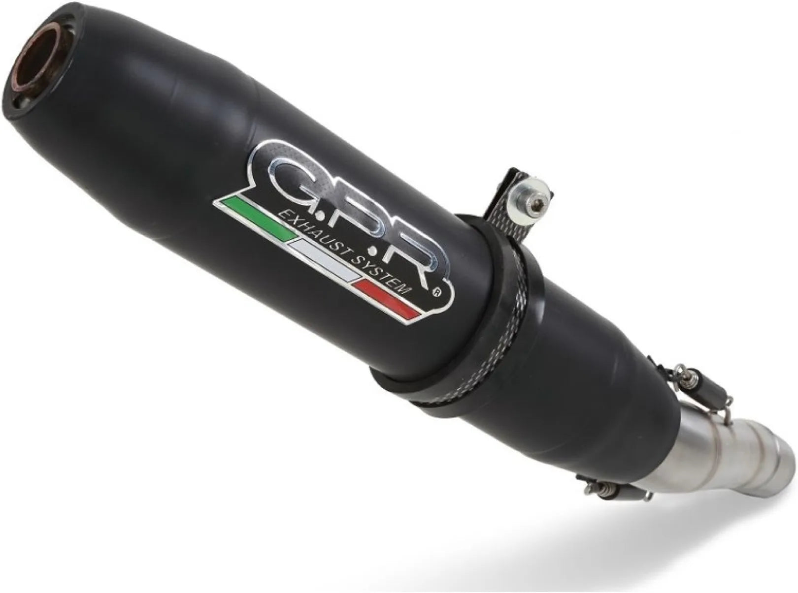 Impianto Di Scarico Completo Catalizzato E Con Omologazione Suono Deeptone Acciaio Nero - Gpr Compatibile Con Zontes Zt 310 R X T (2021-2023)