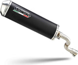 Complete Non-Catalytic Exhaust System With Sound Certification Evo4 Road Black Aluminium - Gpr Compatible With Suzuki Uh 125 Burgman (2002-2006)