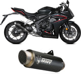Complete Non-Catalytic Exhaust System With Sound Certification Gppro Steel Black - Mivv Compatible With Honda Cbr 650 R (2024-2026)