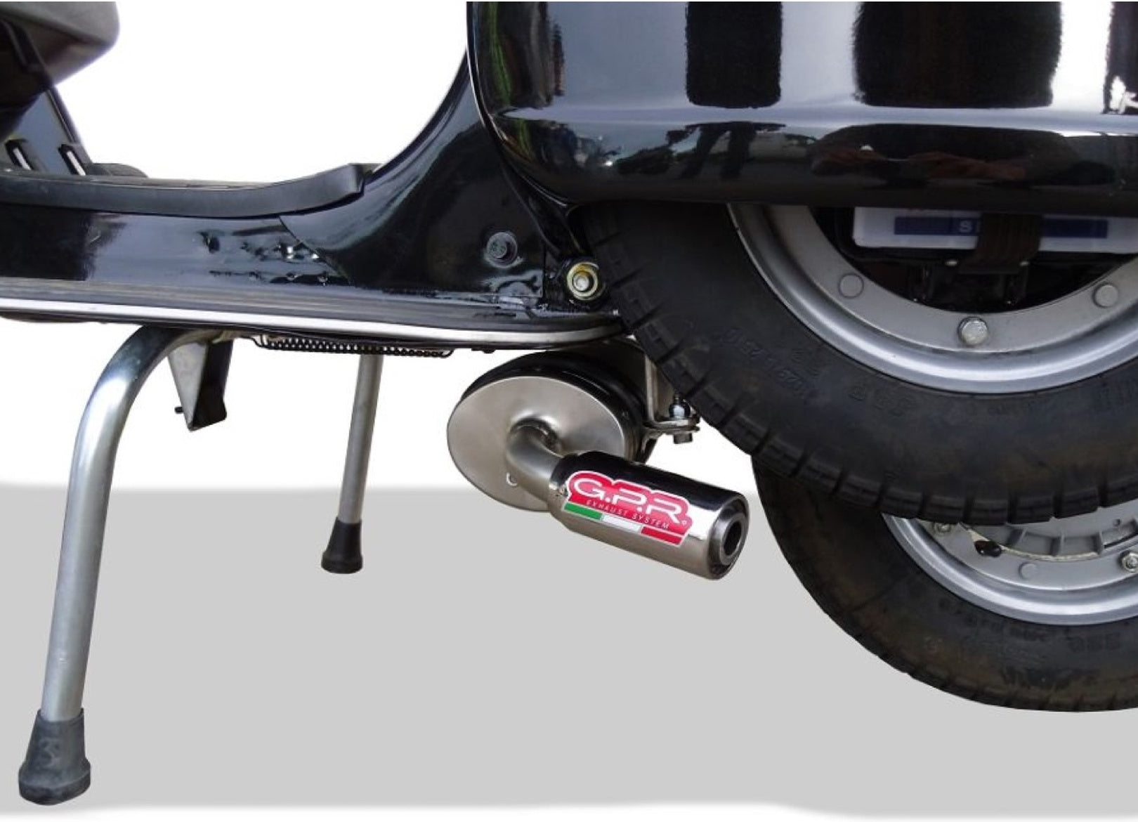 Complete Non-Catalytic Exhaust System With Sound Certification Aluminium - Gpr Compatible With Lml Star 151 4T (2010-2013)