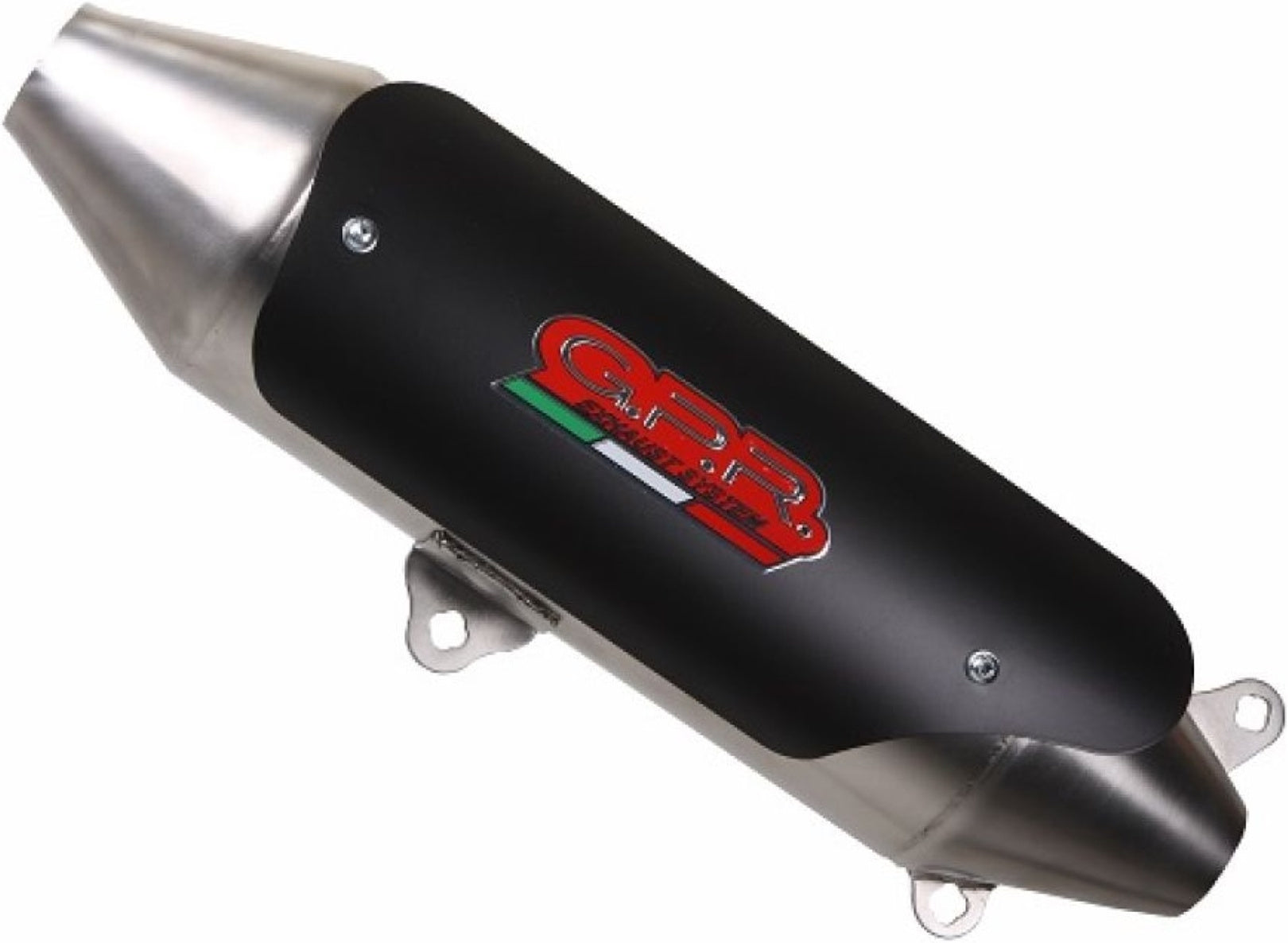 Complete Non-Catalytic Exhaust System With Sound Certification Deeptone Atv Stainless Steel - Gpr Compatible With Arctic Cat Dvx 400 (2003-2008)