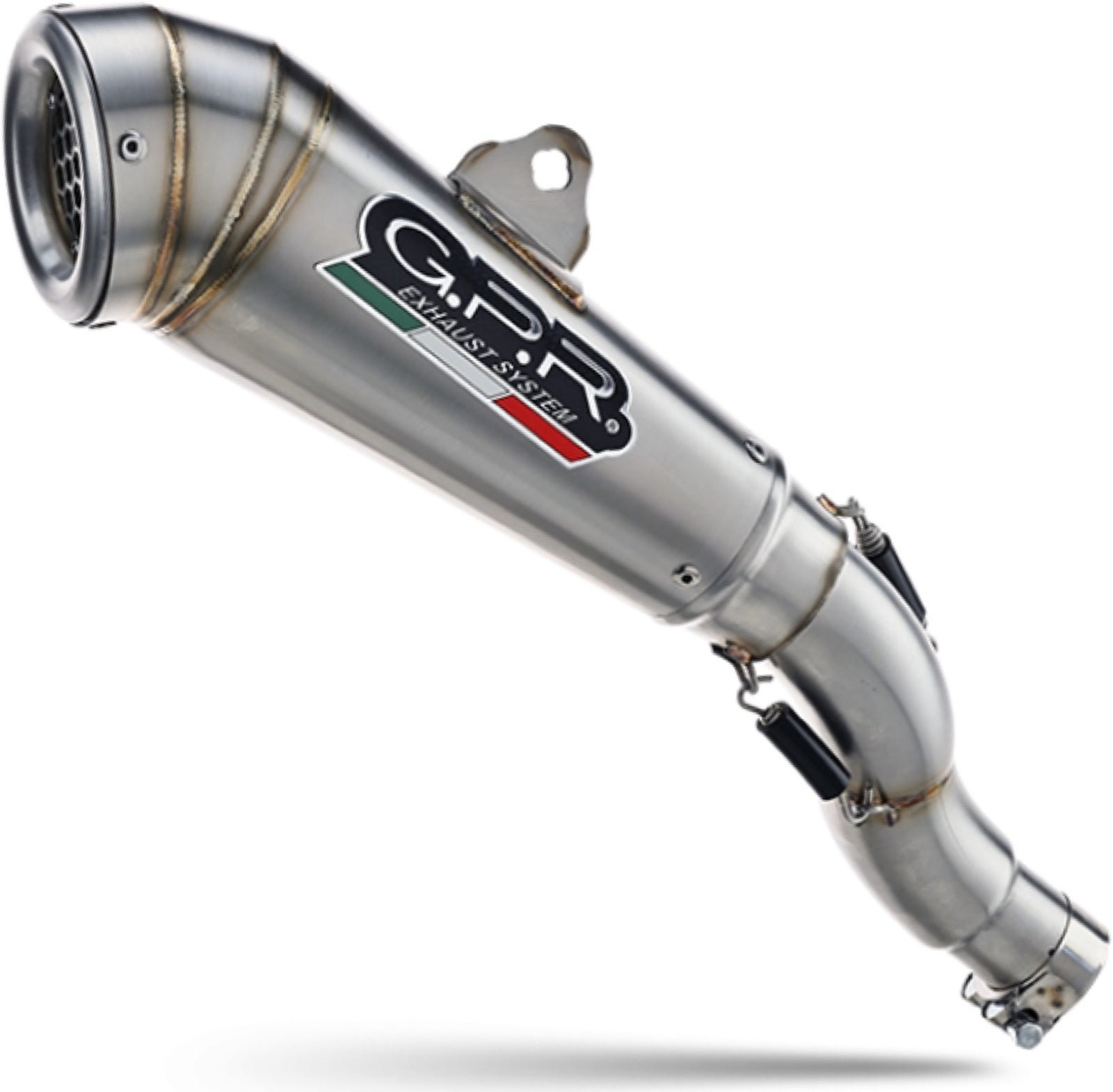 Complete Non-Catalytic Exhaust System With Sound Certification Powercone Evo Stainless Steel - Gpr Compatible With Tgb Gunner 525 (2008-2013)