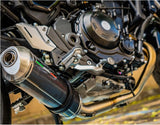 Impianto Di Scarico Completo Catalizzato E Con Omologazione Suono Satinox Carbon Look - Gpr Compatibile Con Kawasaki Z 650 Rs (2021-2023)
