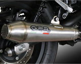 Complete Catalytic Exhaust System With Sound Certification Furore Aluminium Black - Gpr Compatible With Yamaha Mt-07 (2017-2020)